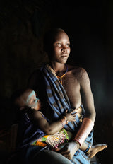 Ethiopian tribes suri Poster och Canvastavla