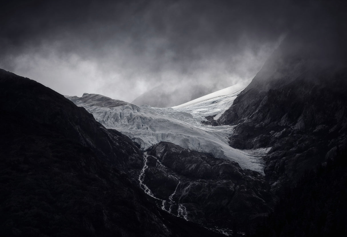 Portage Glacier Poster och Canvastavla