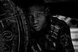 Hiding under a truck - Niger Poster och Canvastavla