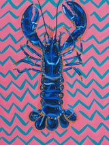 Lobster On Zigzag Poster och Canvastavla