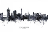 Colchester England Skyline Poster och Canvastavla