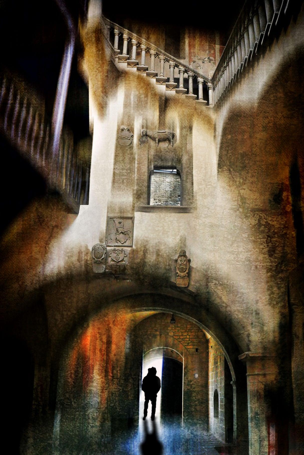 Voi ch'entrate... Poster och Canvastavla