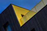 Yellow meets blue Poster och Canvastavla