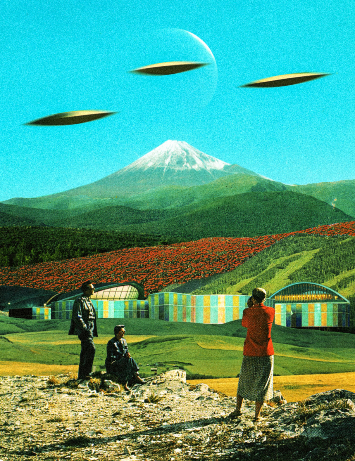 An Alien Invasion Poster och Canvastavla