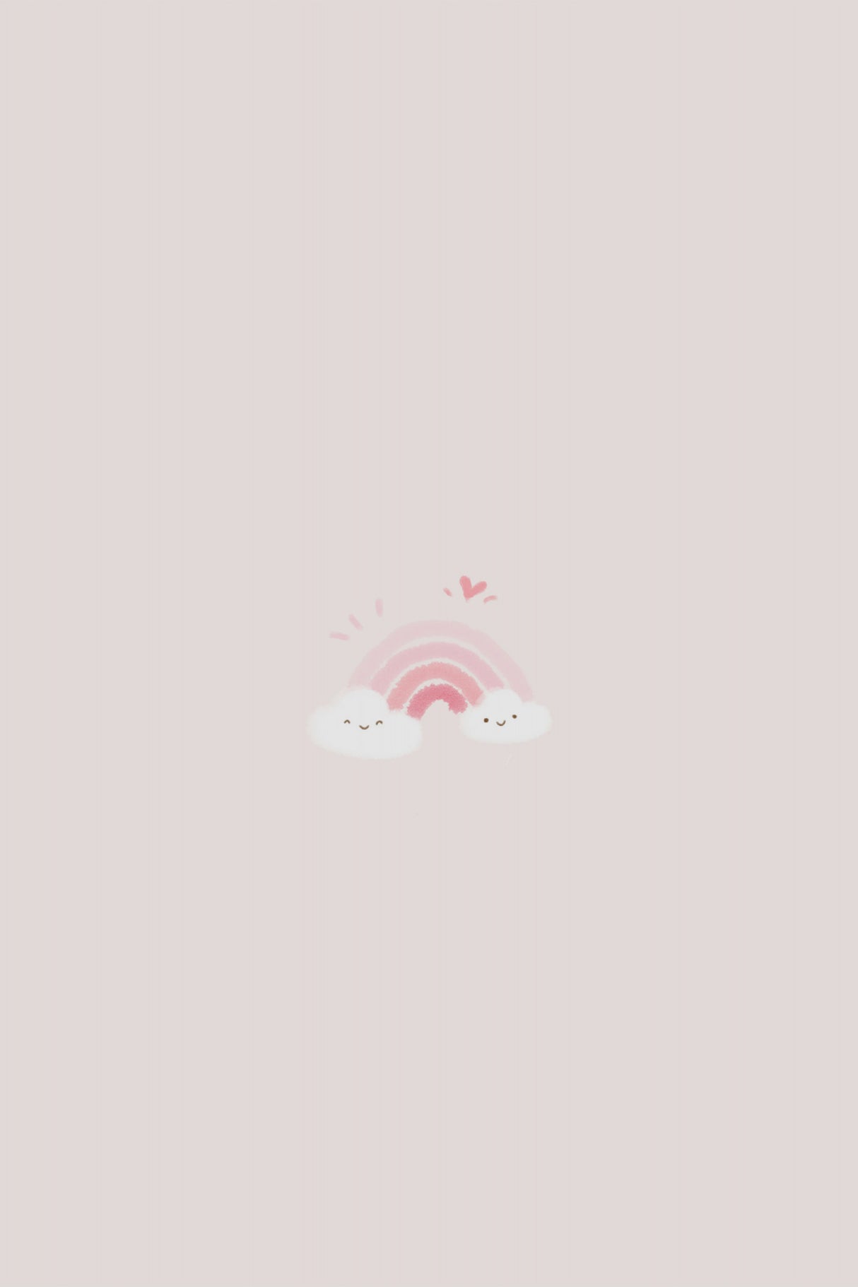Pink Rainbow Poster och Canvastavla
