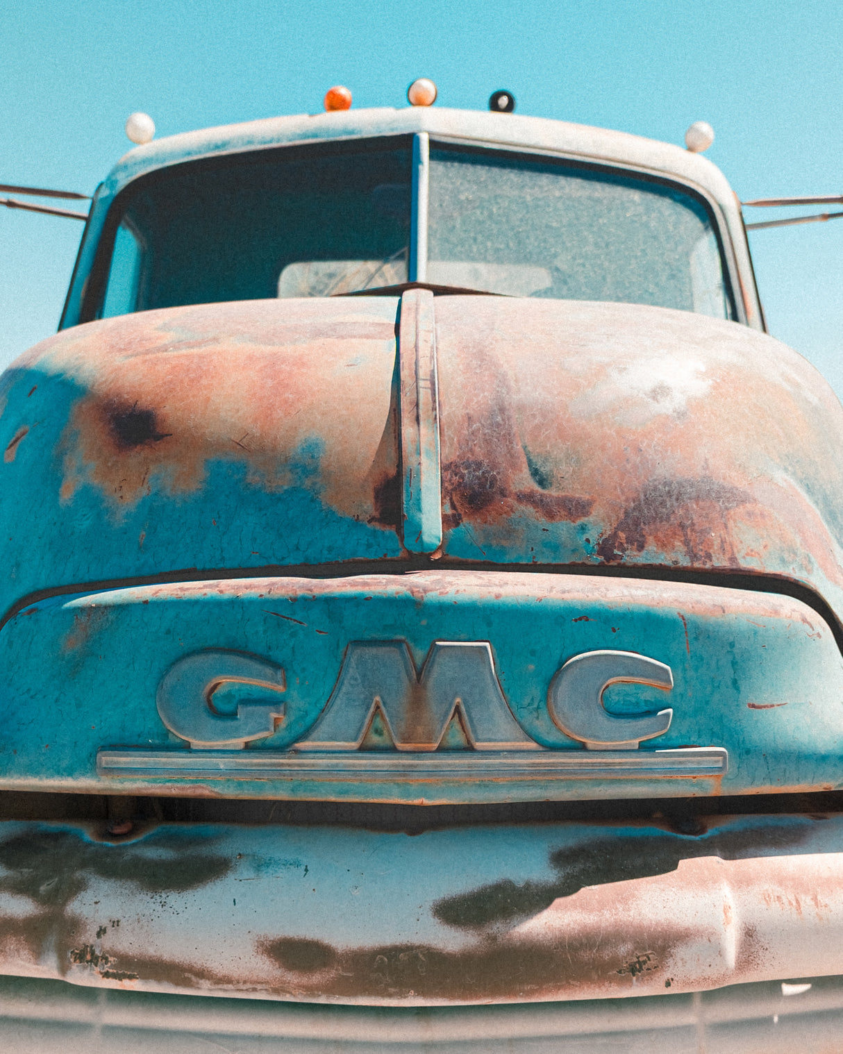 Vintage Rusted GMC Truck Poster och Canvastavla