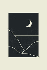 Minimal Mountains #5 Poster och Canvastavla