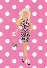 Barbie Polkadots Poster och Canvastavla