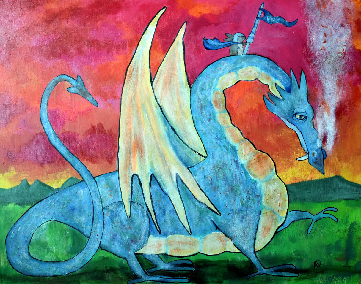 Dragon Adventure Poster och Canvastavla