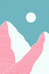 Minimal Alpenglow #1 Poster och Canvastavla