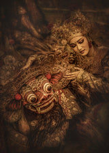 barong and woman Poster och Canvastavla