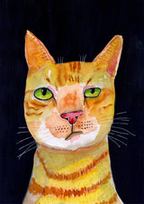 Ginger Cat Poster och Canvastavla