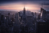 Manhattan going into the night Poster och Canvastavla
