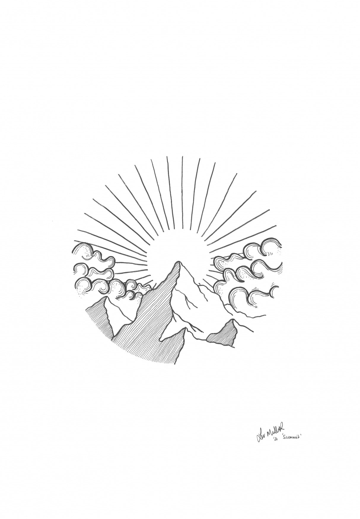 Summit Poster och Canvastavla