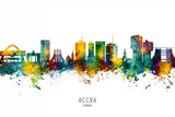 Accra Ghana Skyline Poster och Canvastavla