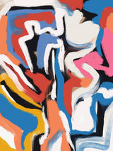 Bold colorful brushstrokes 02 Poster och Canvastavla