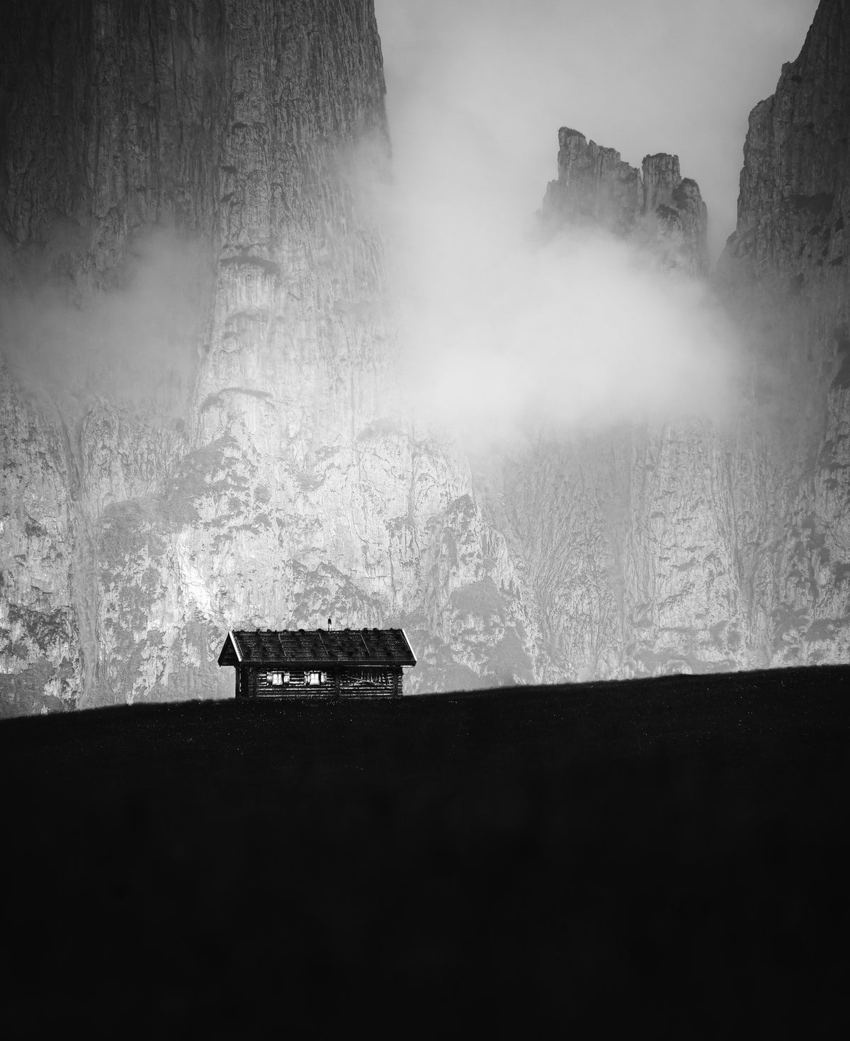 Lonely cottage Poster och Canvastavla