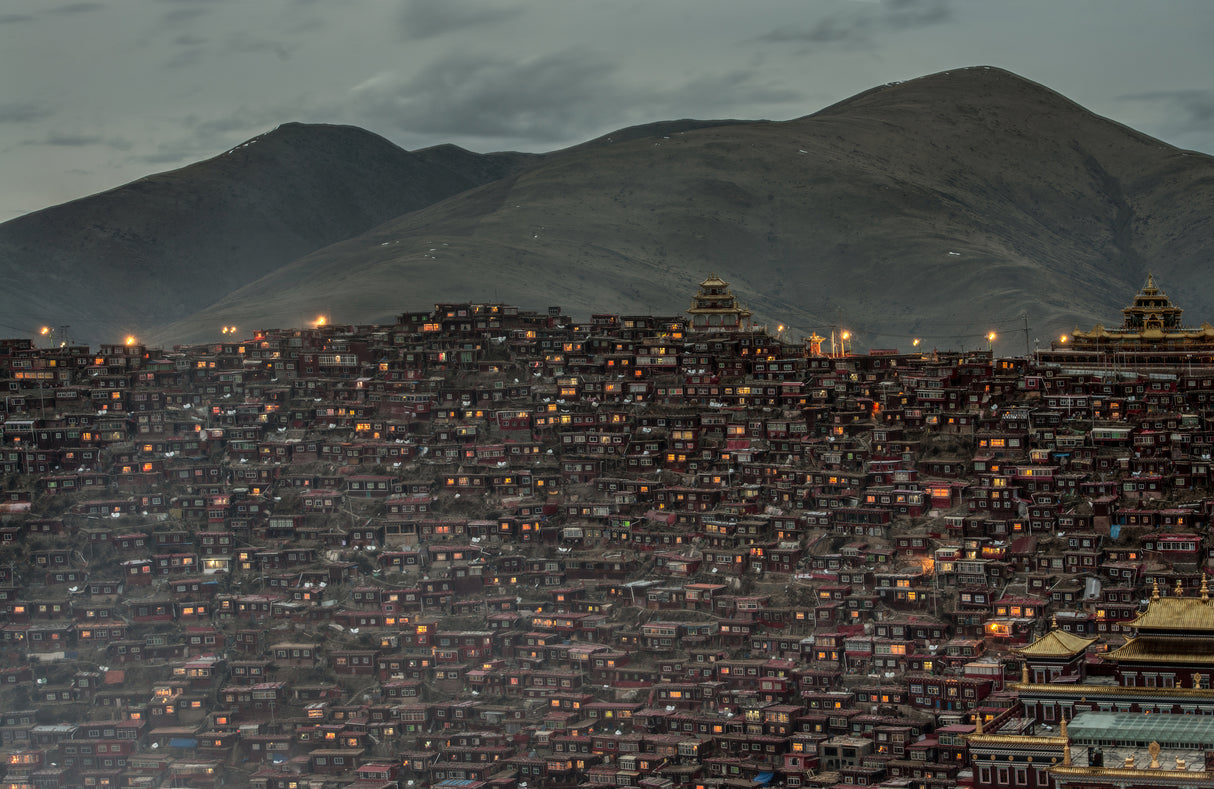 Larung Gar Buddist Institute Poster och Canvastavla