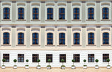 Old window facade Poster och Canvastavla