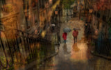 rain in Paris Poster och Canvastavla