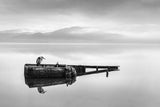 Heron on a Boat I Poster och Canvastavla