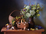 Still life with mushrooms Poster och Canvastavla