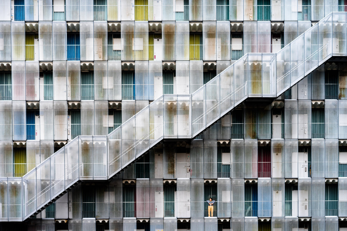 Geometric apartment Poster och Canvastavla