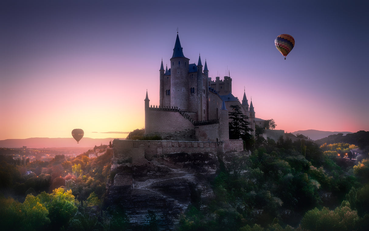 Alcazar de Segovia Poster och Canvastavla