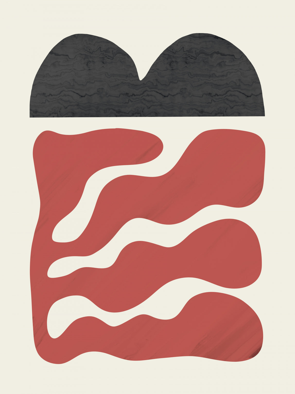 Rock and Coral Poster och Canvastavla