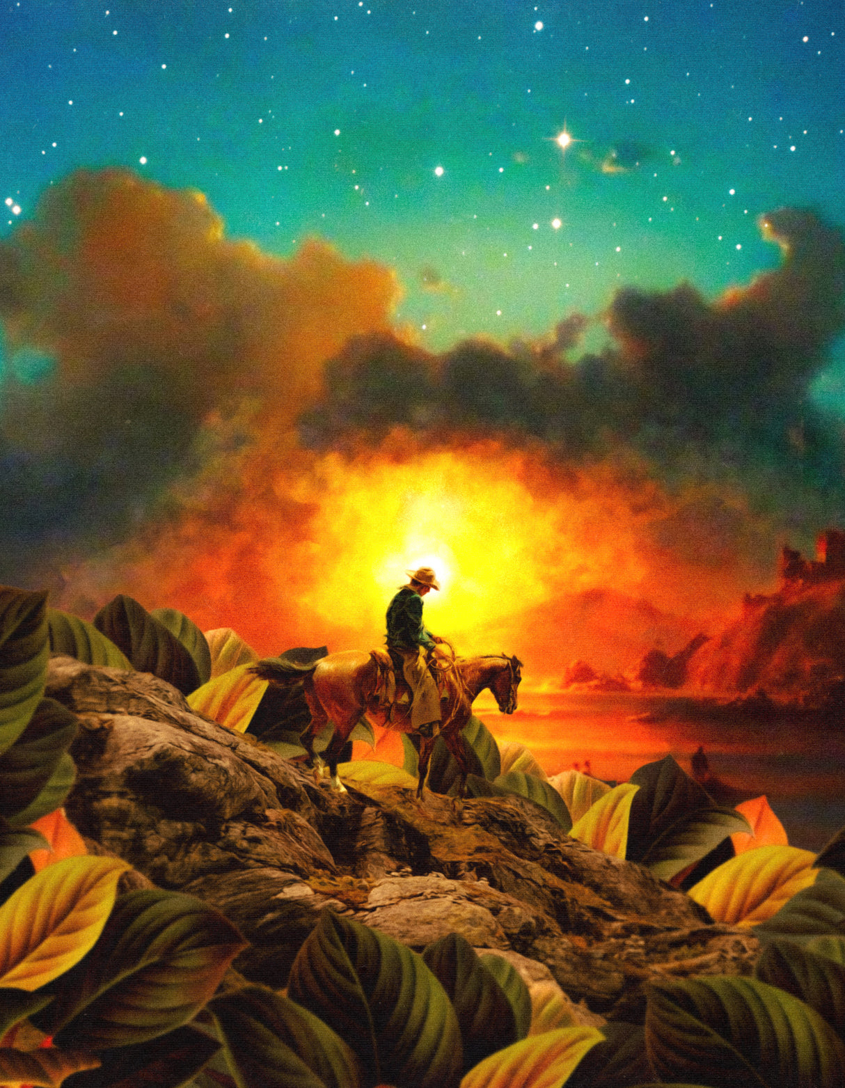 Cowboy II Poster och Canvastavla