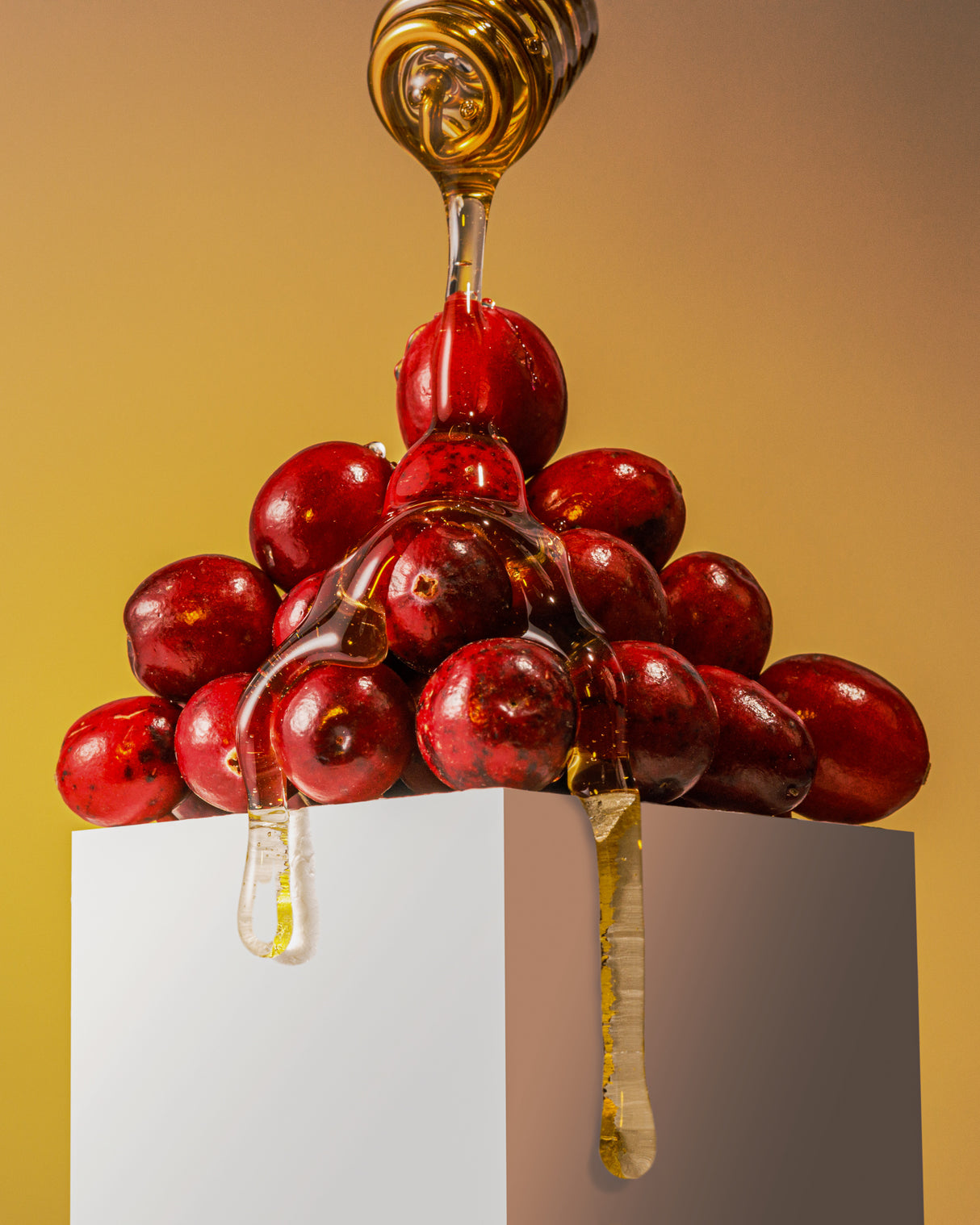 Cranberries with honey Poster och Canvastavla