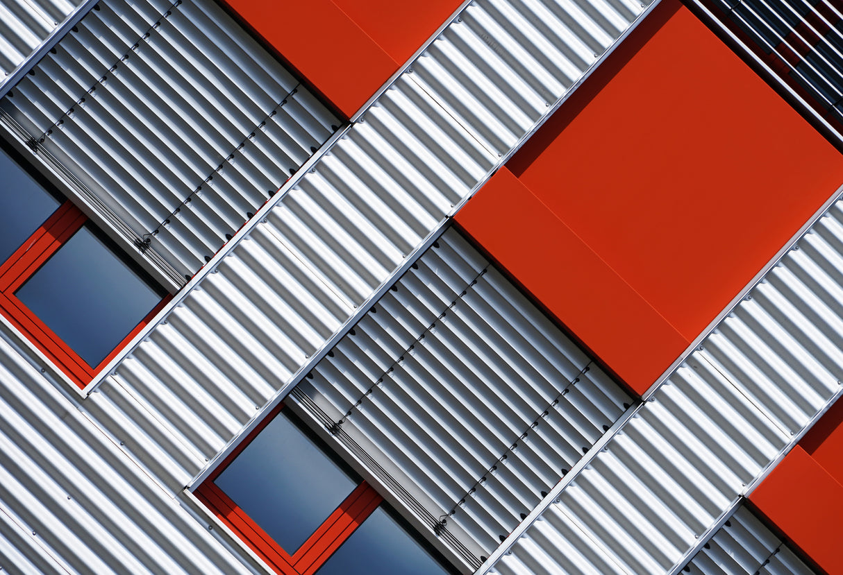 Stripes and Windows III Poster och Canvastavla