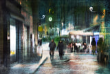 Evening walk through the alleys of Parma Poster och Canvastavla