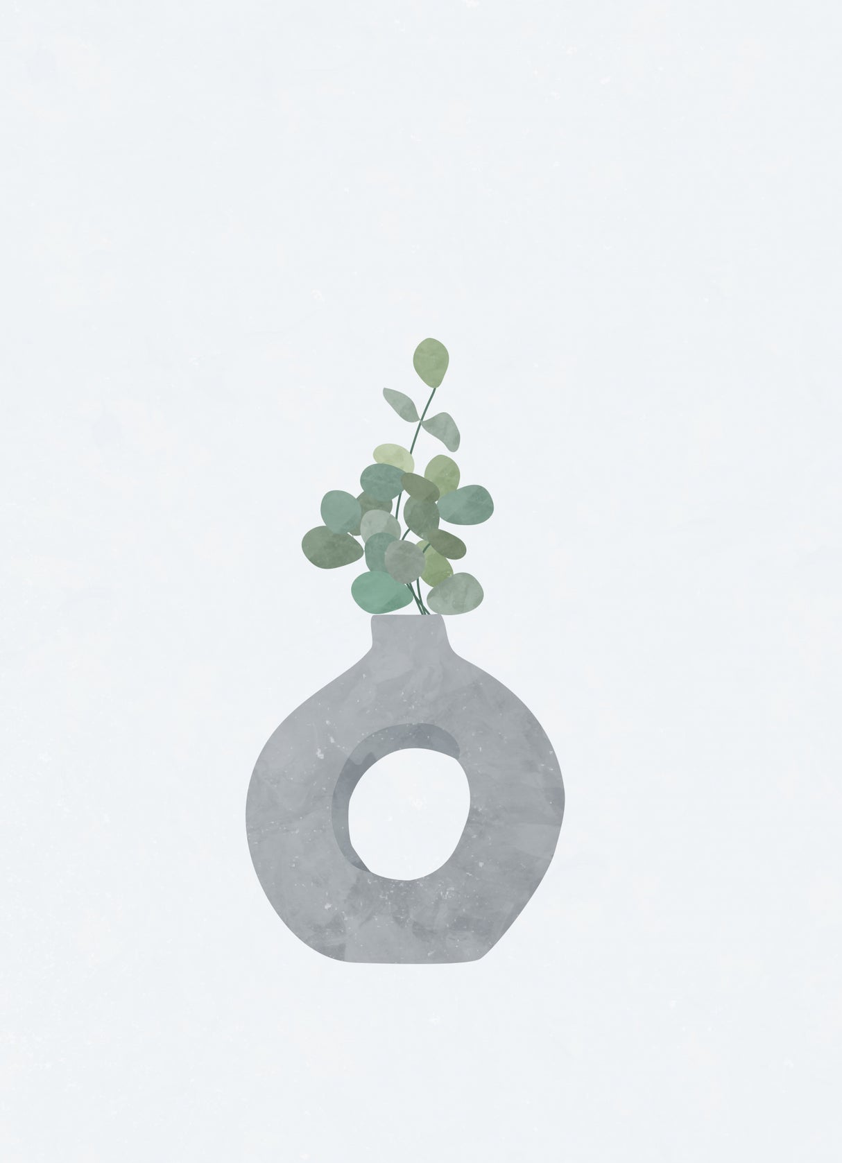 Scandi Japandi House plant 2 Poster och Canvastavla
