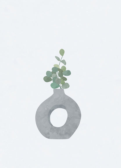 Scandi Japandi House plant 2 Vas och keramikposter