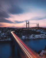 Tjörn bridge Sweden Poster och Canvastavla