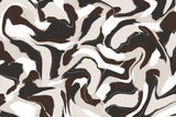 Shaky Brown Beige Strokes Square Poster och Canvastavla