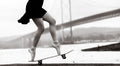 Skater Girl Poster och Canvastavla