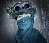 The Blue Shadow - Rebel Spy - Steampunk Wars 1911 Poster och Canvastavla