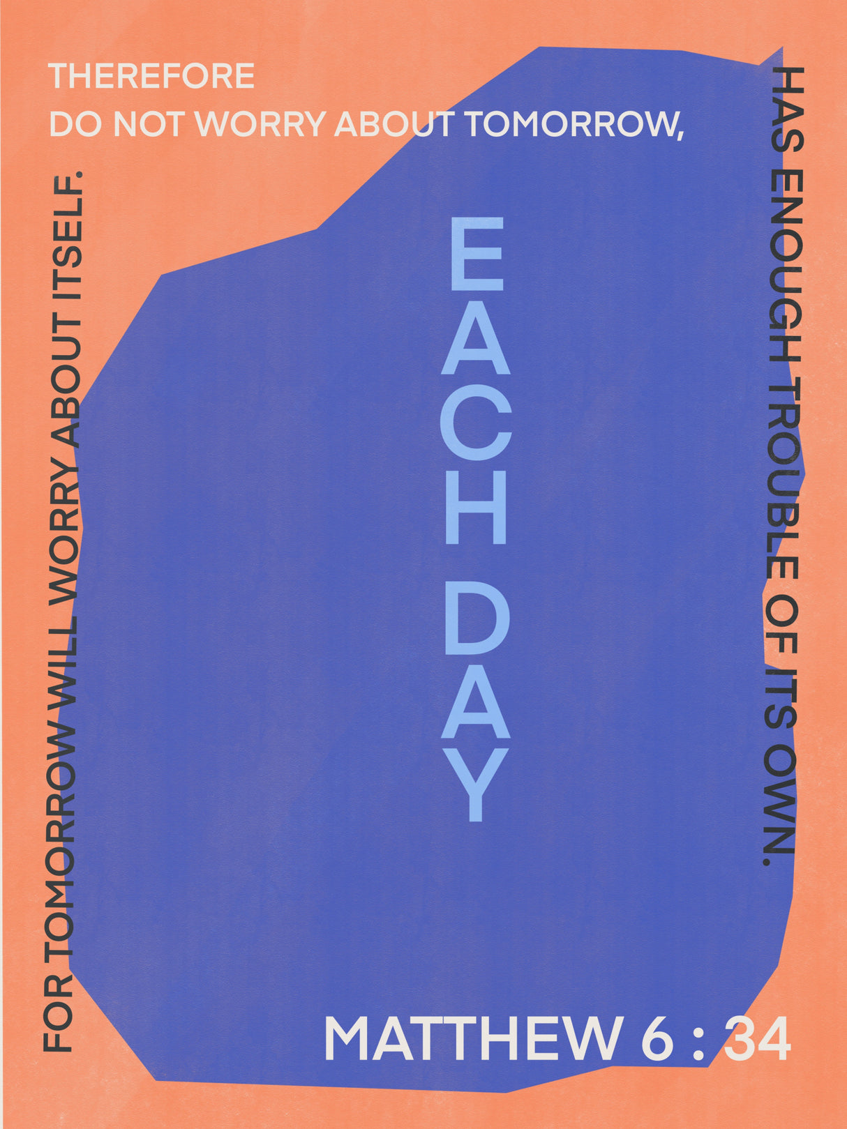 Carry On Each Day Poster och Canvastavla