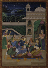MUGHAL PAINTING Poster och Canvastavla
