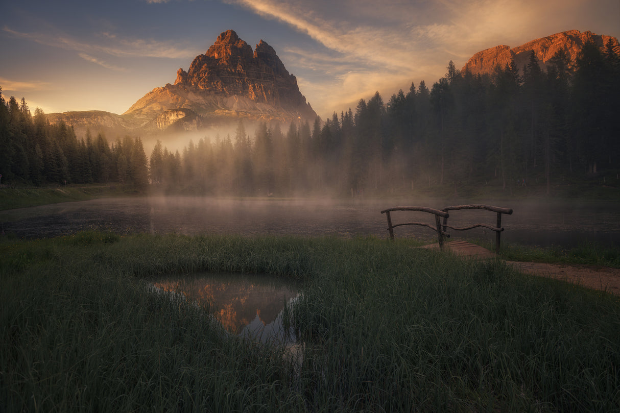 Lago Antorno, Dolomites Poster och Canvastavla