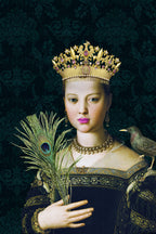 Real Queen Crown Poster och Canvastavla