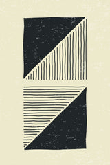 Abstract Black Set #4 Poster och Canvastavla