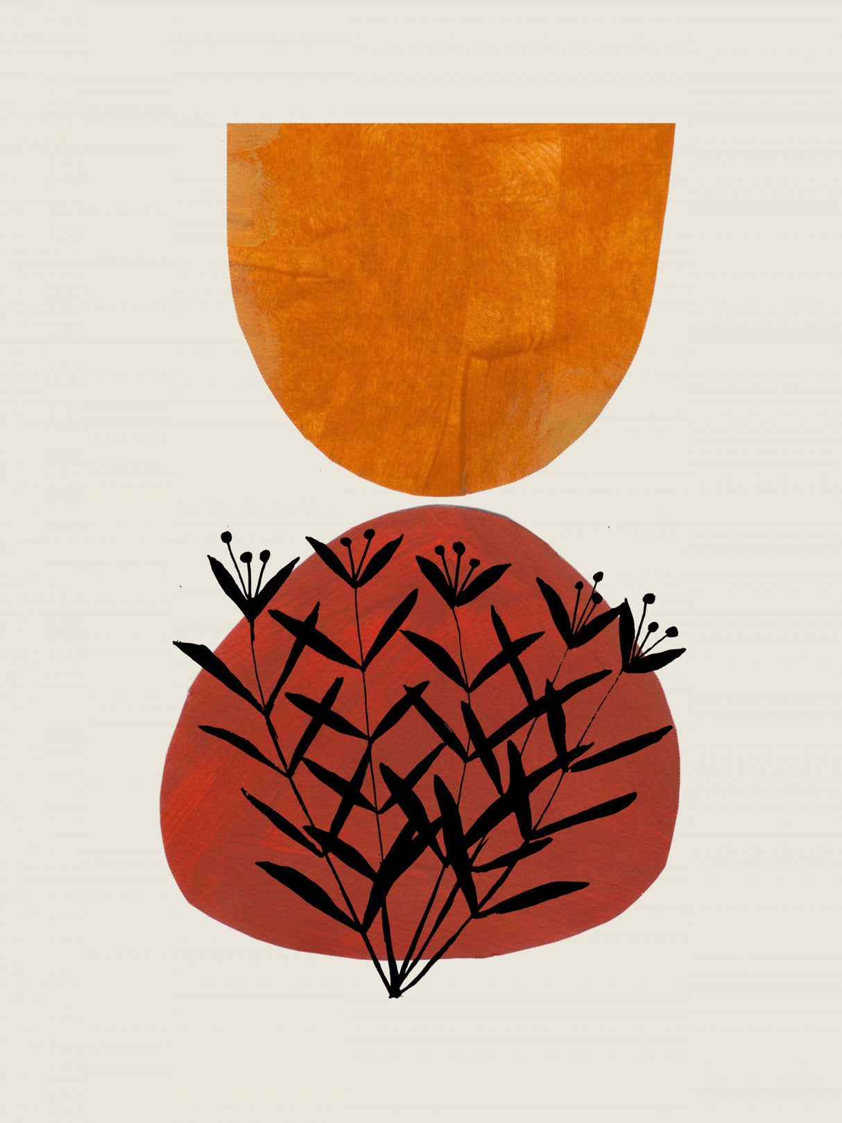 Fall Flowers Poster och Canvastavla