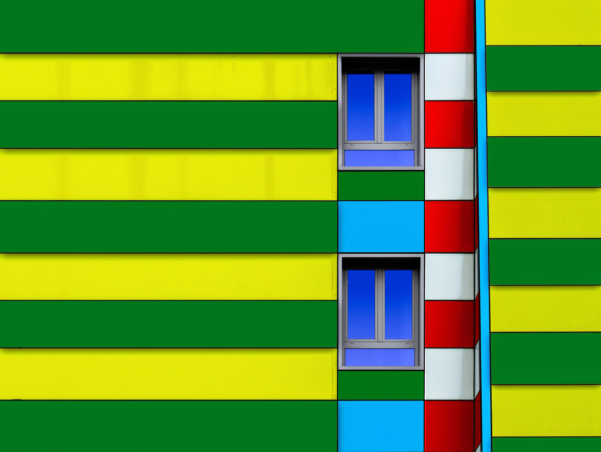 Color Facade Poster och Canvastavla