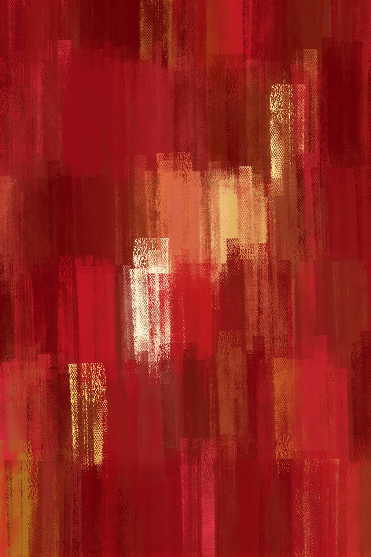 Abstract Modern Brush Strokes Poster och Canvastavla