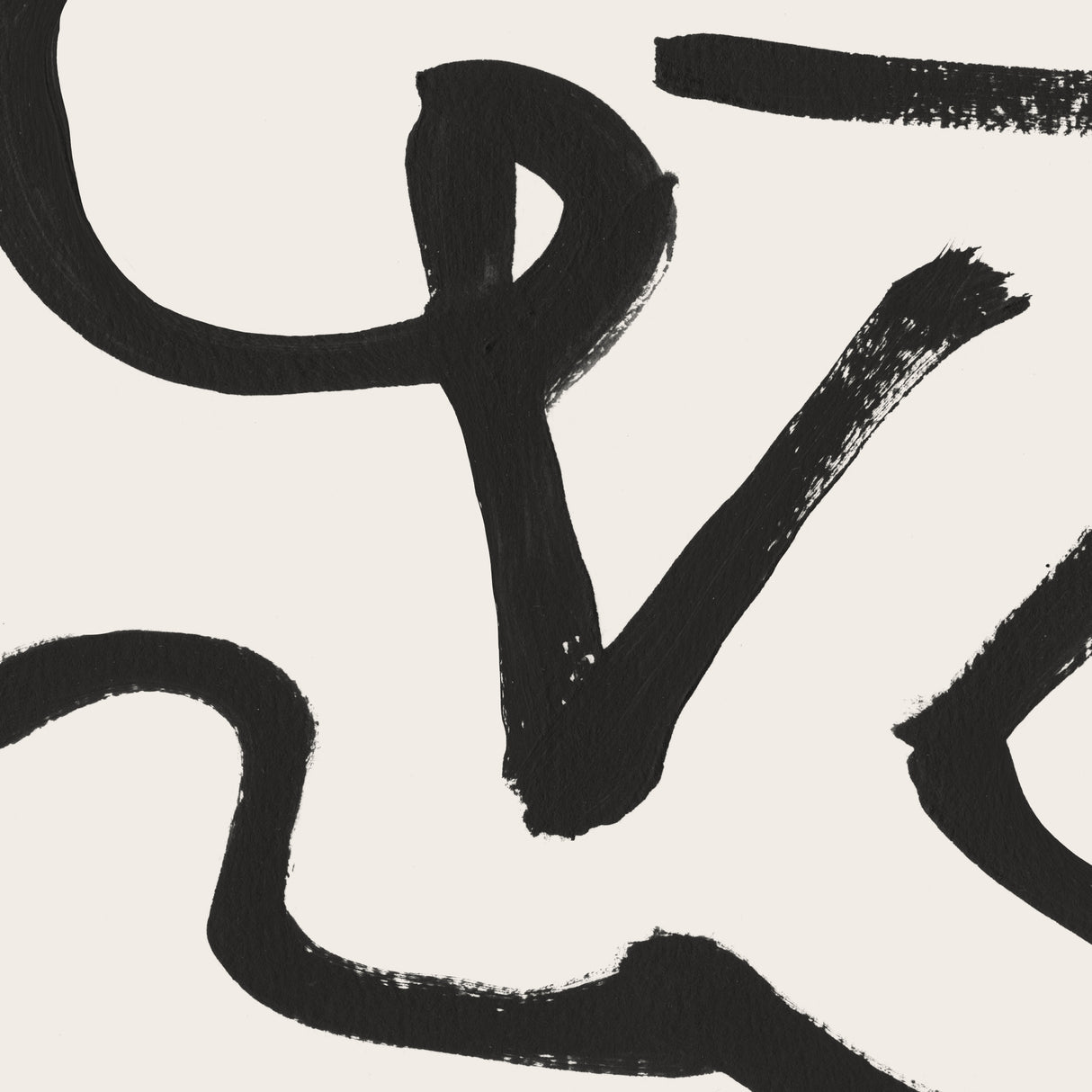 Curvy Lines Poster och Canvastavla