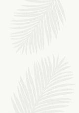 PALM LEAF 13 GRAY PATTERN Poster och Canvastavla