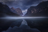 Lago di Dobbiaco Poster och Canvastavla